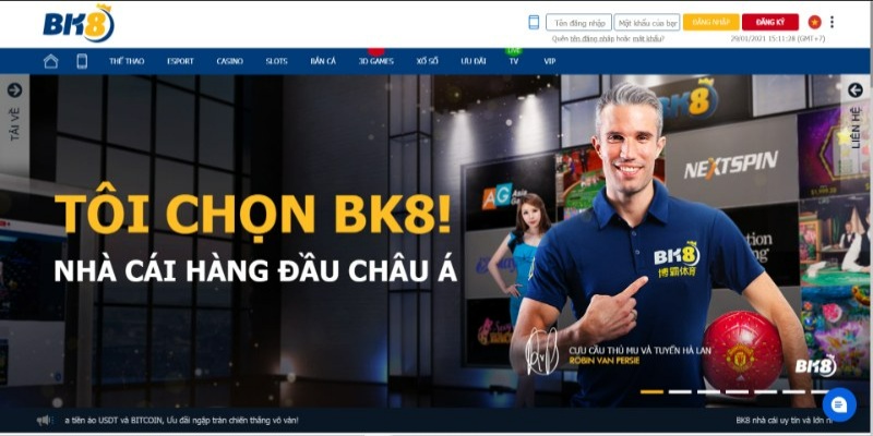 Cổng game BK8 chơi game online rút tiền thật