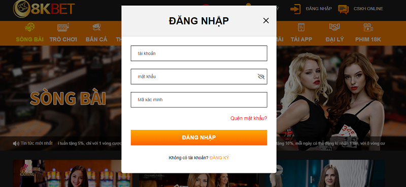 Những lỗi đăng nhập 8kbet anh em hay mắc