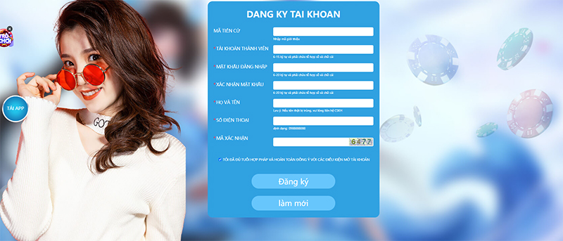 Hướng dẫn từng bước đăng ký tài khoản 123B